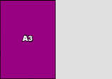 Wählen Sie durch Anklicken das Hauptformat 'A3 Version hoch' aus!