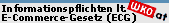 Informationspflicht lt. � 5 Abs. 1 E-Commerce-Gesetz